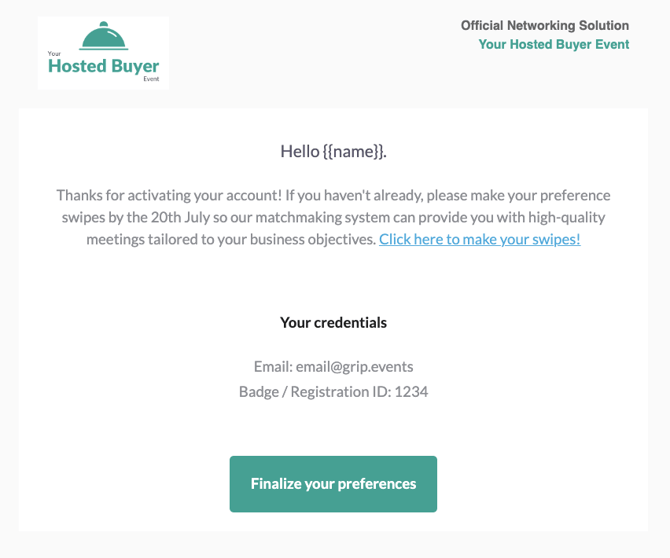 4) Preference swipes reminder