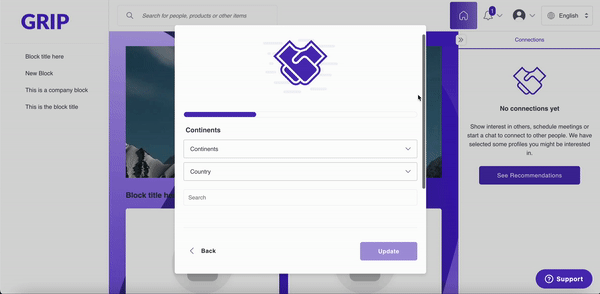 Parent/Child Custom Profile Fields