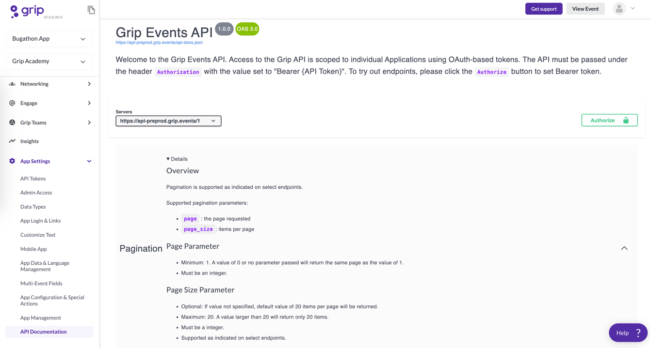 Registration Integrations - API PUSH