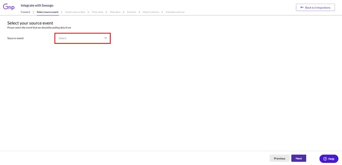 SelectsourceEventSwoogo
